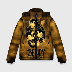 Куртка зимняя для мальчика Bendy and the ink machine, цвет: 3D-светло-серый