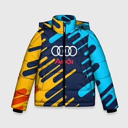 Куртка зимняя для мальчика Audi: Colour Sport, цвет: 3D-красный