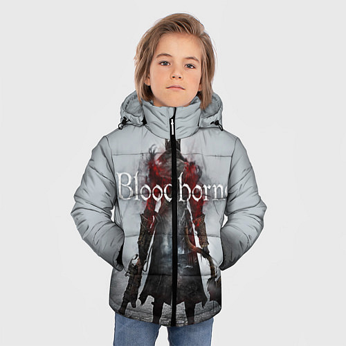 Зимняя куртка для мальчика Bloodborne: Hell Knight / 3D-Черный – фото 3
