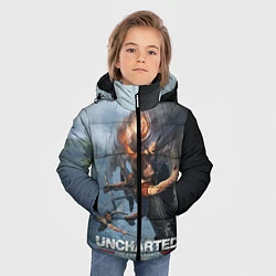 Куртка зимняя для мальчика Uncharted: The Lost Legacy, цвет: 3D-черный — фото 2