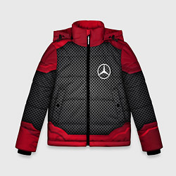 Куртка зимняя для мальчика Mercedes Benz: Metal Sport, цвет: 3D-черный