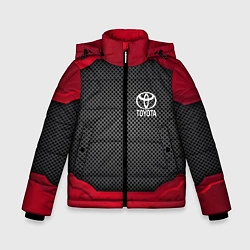 Куртка зимняя для мальчика Toyota: Metal Sport, цвет: 3D-красный