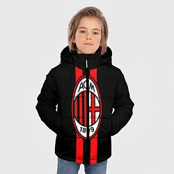 Куртка зимняя для мальчика AC Milan 1899, цвет: 3D-черный — фото 2