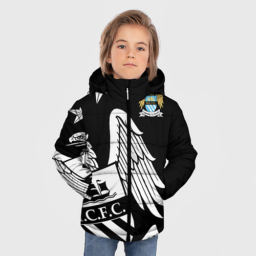 Зимняя куртка для мальчика FC Manchester City: Exclusive / 3D-Черный – фото 3