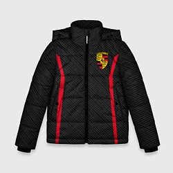 Куртка зимняя для мальчика Porsche: Sport Edition, цвет: 3D-черный