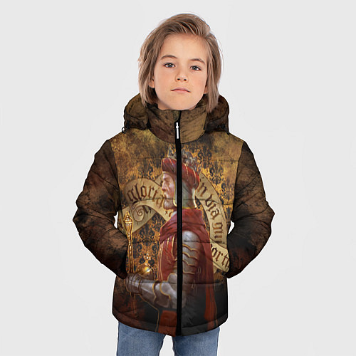 Зимняя куртка для мальчика Kingdom Come: Charles IV / 3D-Черный – фото 3