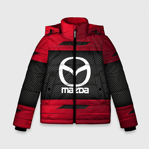 Зимняя куртка для мальчика Mazda Sport / 3D-Светло-серый – фото 1