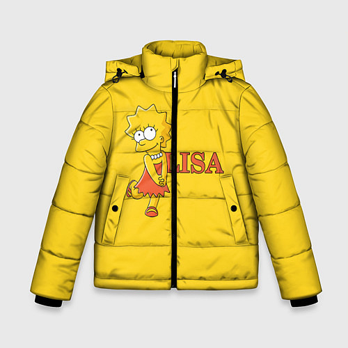 Зимняя куртка для мальчика Lisa Simpson / 3D-Светло-серый – фото 1