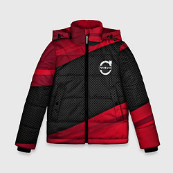 Куртка зимняя для мальчика Volvo: Red Sport, цвет: 3D-черный