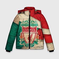 Куртка зимняя для мальчика FC Liverpool: Old Style, цвет: 3D-черный