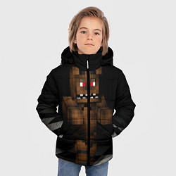 Куртка зимняя для мальчика Minecraft: Freddy FNAF, цвет: 3D-красный — фото 2