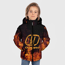 Куртка зимняя для мальчика OOMPH!, цвет: 3D-черный — фото 2