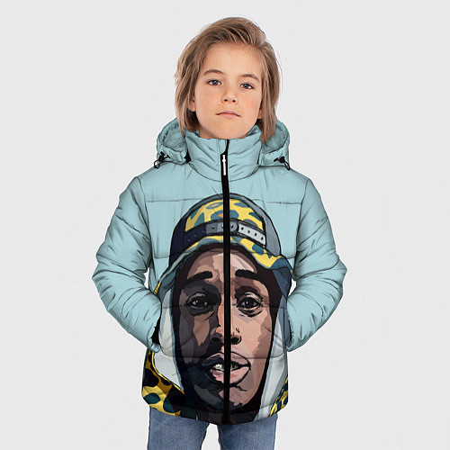 Зимняя куртка для мальчика ASAP Rocky: Far East / 3D-Черный – фото 3