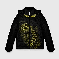 Куртка зимняя для мальчика ASAP Rocky: Testing, цвет: 3D-красный
