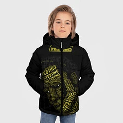 Куртка зимняя для мальчика ASAP Rocky: Testing, цвет: 3D-красный — фото 2