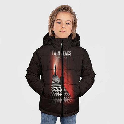 Зимняя куртка для мальчика Twin Peaks: Firewalk with me / 3D-Черный – фото 3
