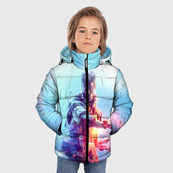 Куртка зимняя для мальчика Battlefield 5, цвет: 3D-черный — фото 2