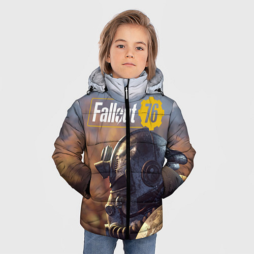 Зимняя куртка для мальчика Fallout 76 / 3D-Черный – фото 3