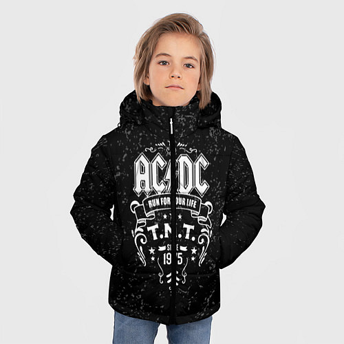 Зимняя куртка для мальчика AC/DC: Run For Your Life / 3D-Черный – фото 3