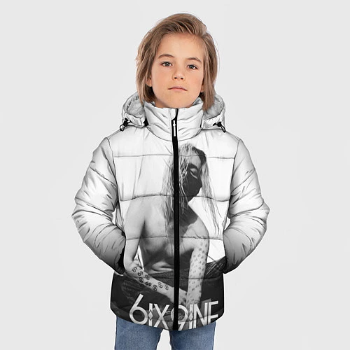 Зимняя куртка для мальчика 6IX9INE / 3D-Черный – фото 3