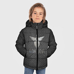 Куртка зимняя для мальчика Bon Jovi: Metallic Style, цвет: 3D-светло-серый — фото 2