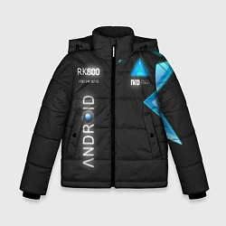 Куртка зимняя для мальчика Detroit: Android RK800, цвет: 3D-светло-серый