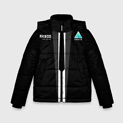 Куртка зимняя для мальчика RK800 Android Black, цвет: 3D-черный