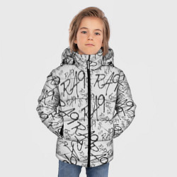 Куртка зимняя для мальчика RA9 DEVIANT, цвет: 3D-черный — фото 2