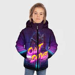 Куртка зимняя для мальчика OUT DRIVE, цвет: 3D-светло-серый — фото 2