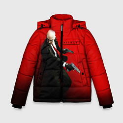 Куртка зимняя для мальчика Hitman: Red Agent, цвет: 3D-черный