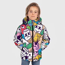 Куртка зимняя для мальчика Marshmallow Colour, цвет: 3D-красный — фото 2