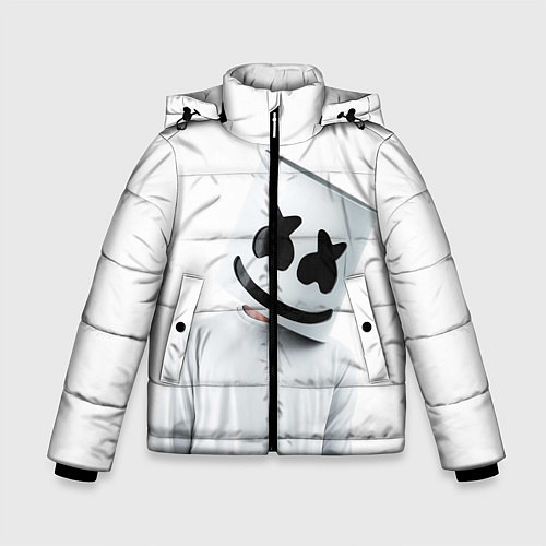 Зимняя куртка для мальчика Marshmallow: White Only / 3D-Светло-серый – фото 1