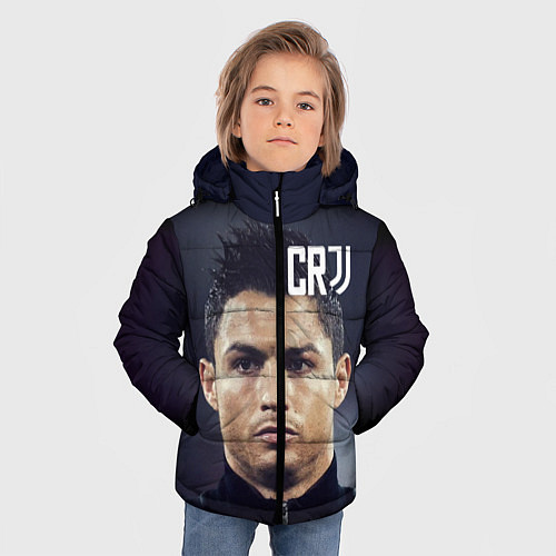 Зимняя куртка для мальчика RONALDO CR7 / 3D-Черный – фото 3