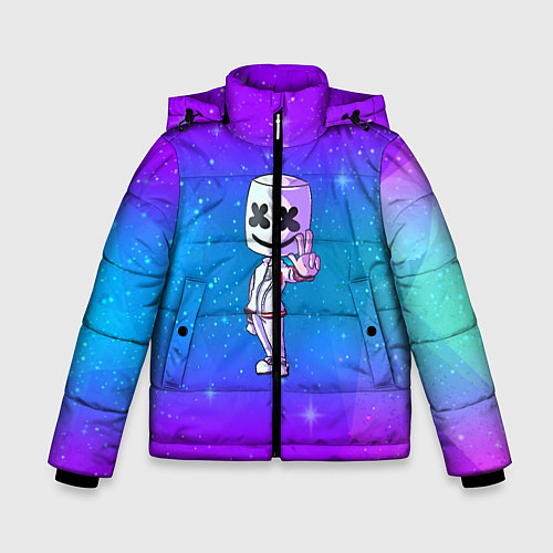 Зимняя куртка для мальчика Marshmello: Spaceman / 3D-Светло-серый – фото 1