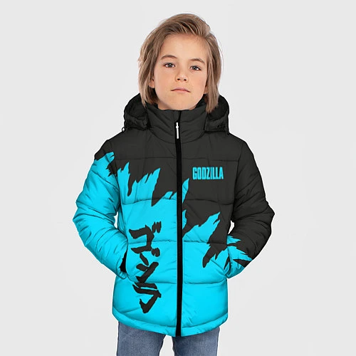 Зимняя куртка для мальчика GODZILLA / 3D-Черный – фото 3