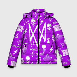 Зимняя куртка для мальчика Watch Dogs 2: Violet Pattern