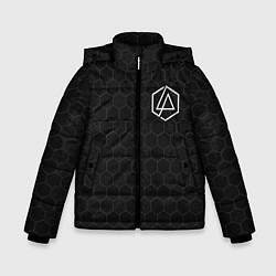 Куртка зимняя для мальчика Linkin Park: Black Carbon, цвет: 3D-черный
