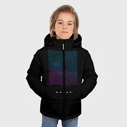 Куртка зимняя для мальчика Neon WAVES, цвет: 3D-светло-серый — фото 2
