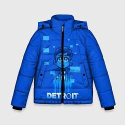 Куртка зимняя для мальчика Detroit: Become Human, цвет: 3D-красный