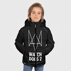 Куртка зимняя для мальчика Watch Dogs 2: Tech Geometry, цвет: 3D-светло-серый — фото 2