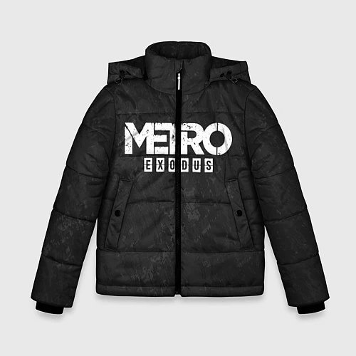 Зимняя куртка для мальчика Metro Exodus: Space Grey / 3D-Светло-серый – фото 1