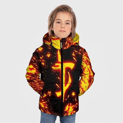 Зимняя куртка для мальчика DOOM: The Crucible / 3D-Черный – фото 3