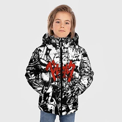 Куртка зимняя для мальчика Berserk Stories, цвет: 3D-черный — фото 2