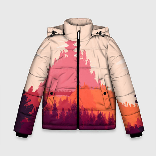 Зимняя куртка для мальчика Firewatch City / 3D-Светло-серый – фото 1