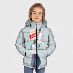Куртка зимняя для мальчика Senpai School Girl, цвет: 3D-черный — фото 2