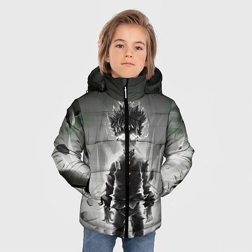 Зимняя куртка для мальчика Mob Psycho / 3D-Черный – фото 3