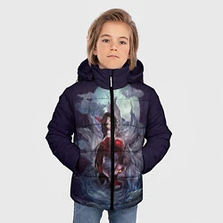 Куртка зимняя для мальчика Ahri the Nine-Tailed Fox, цвет: 3D-черный — фото 2