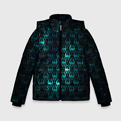 Куртка зимняя для мальчика TES: Blue Pattern, цвет: 3D-светло-серый