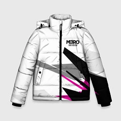 Куртка зимняя для мальчика Metro Exodus: White Style, цвет: 3D-черный