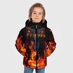 Куртка зимняя для мальчика TES: Flame Wolf, цвет: 3D-черный — фото 2